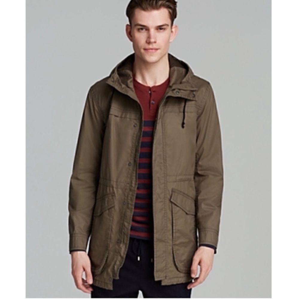 Vince Mens Anorak Rain Jacket